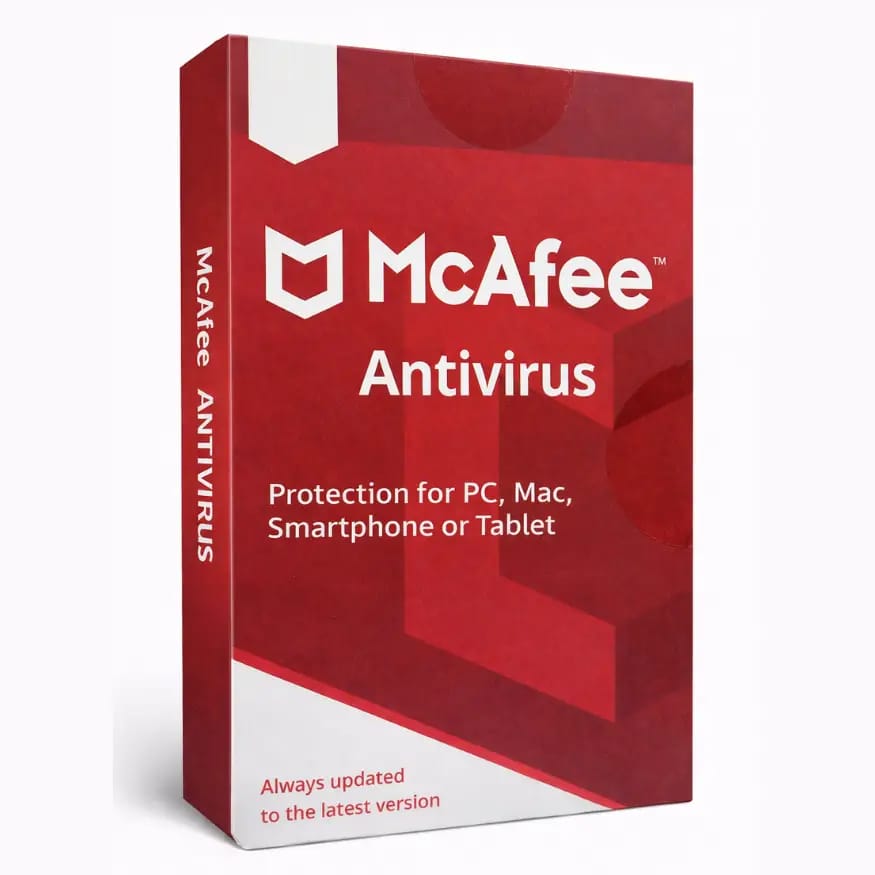McAfee AntiVirus 1 PC 1 Year image 1