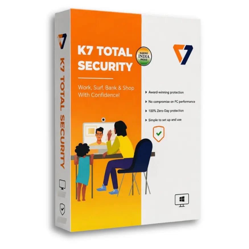 K7 Total Security with MAT 1 PC 1 Year